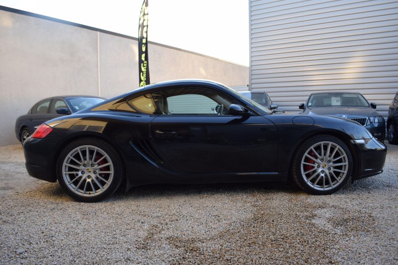 PORSCHE CAYMAN Porsche Cayman S 3.4 295cv - Pack Chrono / PASM / Cuir étendu / Ligne REMUS / Garanti