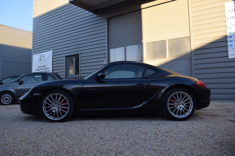 PORSCHE CAYMAN Porsche Cayman S 3.4 295cv - Pack Chrono / PASM / Cuir étendu / Ligne REMUS / Garanti