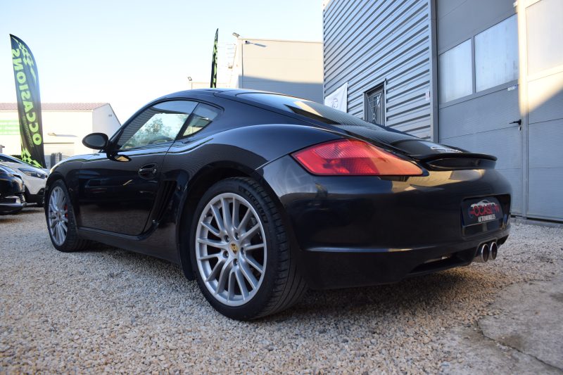 PORSCHE CAYMAN Porsche Cayman S 3.4 295cv - Pack Chrono / PASM / Cuir étendu / Ligne REMUS / Garanti