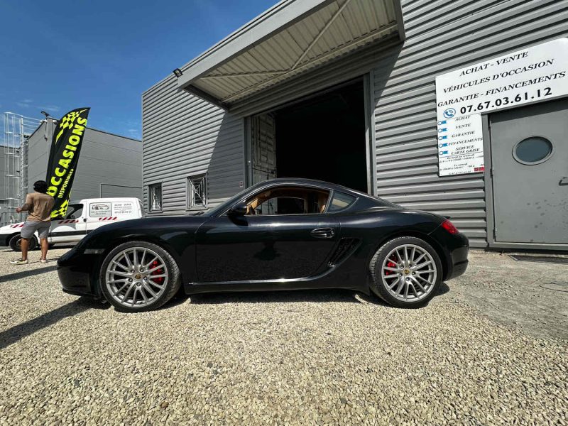 PORSCHE CAYMAN Porsche Cayman S 3.4 295cv - Pack Chrono / PASM / Cuir étendu / Ligne REMUS / Garanti