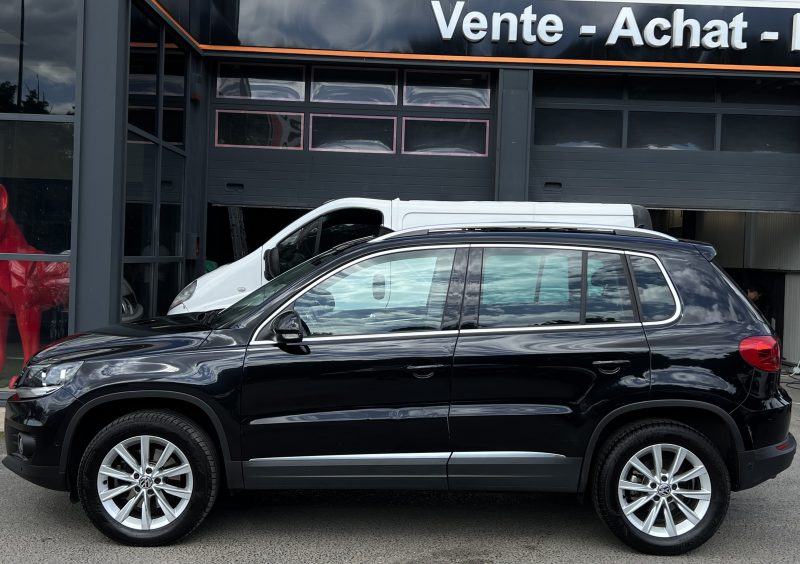 VOLKSWAGEN TIGUAN PHASE 2 CARAT 2.0 TDI 110 Cv TOIT OUVRANT CUIR GPS BLUETOOTH - Garantie 1 an