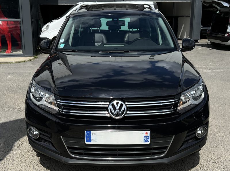 VOLKSWAGEN TIGUAN PHASE 2 CARAT 2.0 TDI 110 Cv TOIT OUVRANT CUIR GPS BLUETOOTH - Garantie 1 an