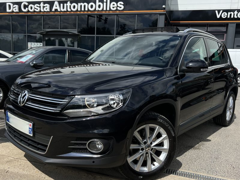 VOLKSWAGEN TIGUAN PHASE 2 CARAT 2.0 TDI 110 Cv TOIT OUVRANT CUIR GPS BLUETOOTH - Garantie 1 an