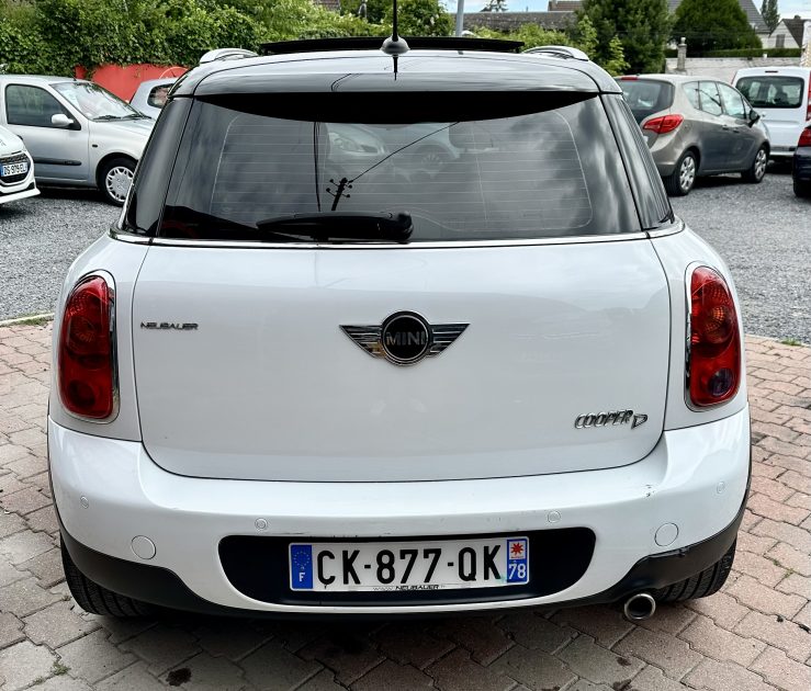 MINI MINI COUNTRYMAN Cooper D 1.6L DPF 16V 112cv / GARANTIE REVISEE