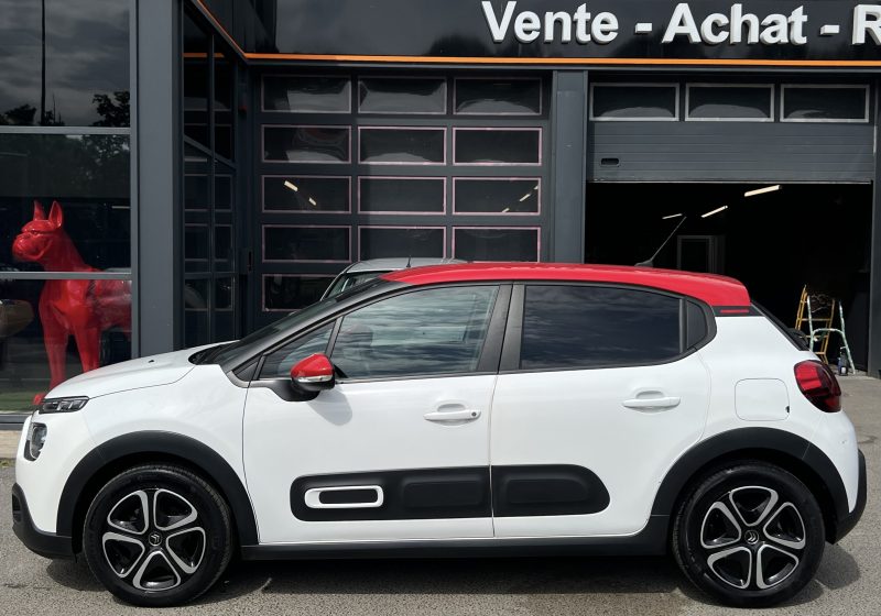 CITROEN C3 III PHASE 2 FEEL 1.2 83 Cv APPLE CARPLAY & ANDROID AUTO / 26 600 Kms - GARANTIE 1 AN