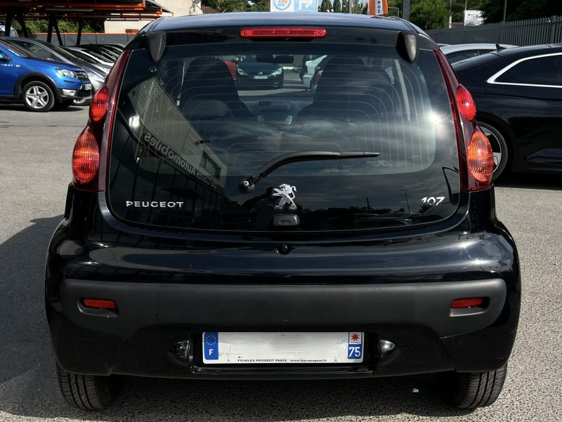 PEUGEOT 107 PHASE 3 1.0 68 Cv 5 PORTES CLIMATISATION BLUETOOTH CRIT AIR 1 - GARANTIE 1 AN