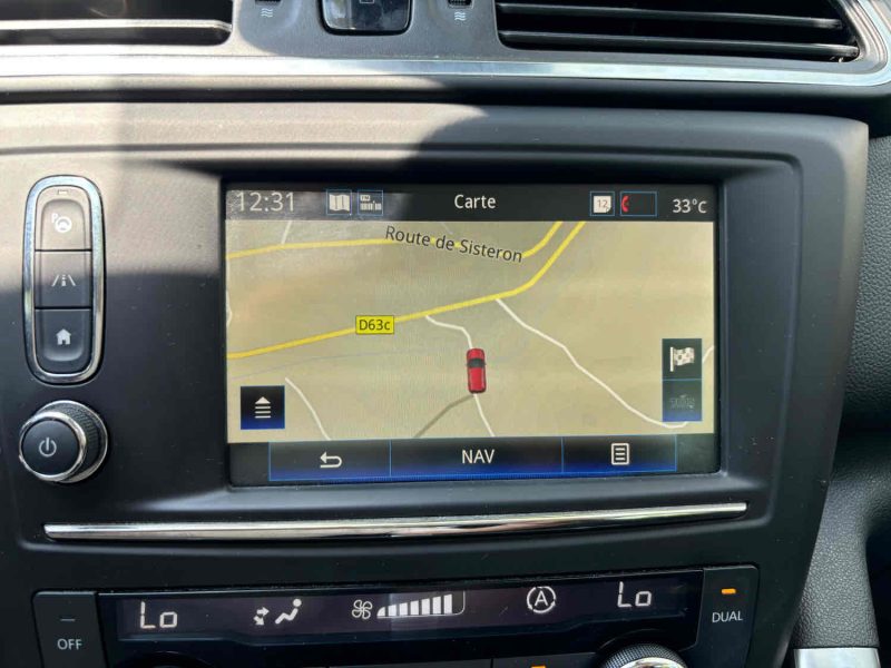 RENAULT KADJAR - Radar AR/AV / cAMÉRA DE RECUL / GPS / Garantie 12 mois