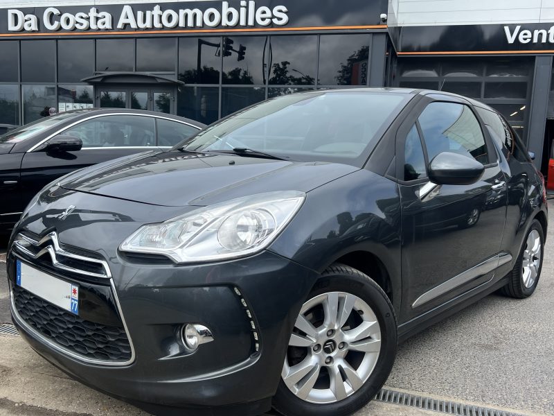 CITROEN DS3 SO CHIC 1.6 E HDI 92 Cv BOITE AUTOMATIQUE GPS BLUETOOTH 67 700 Kms - GARANTIE 1 AN