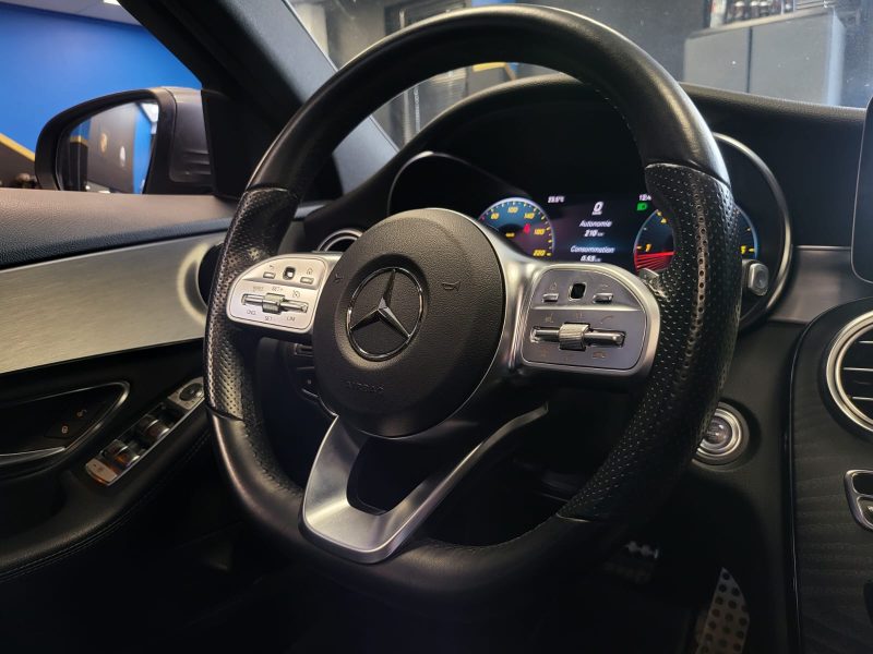 MERCEDES CLASSE C 200d 160cv AMG LINE TOIT OUVRANT / APPLE CARPLAY / ANGLE MORT / CUIR COMPLET