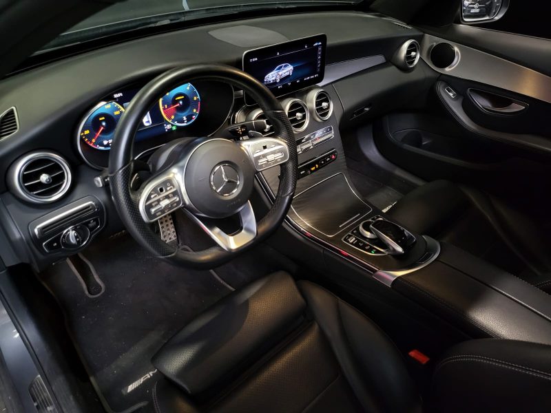 MERCEDES CLASSE C 200d 160cv AMG LINE TOIT OUVRANT / APPLE CARPLAY / ANGLE MORT / CUIR COMPLET