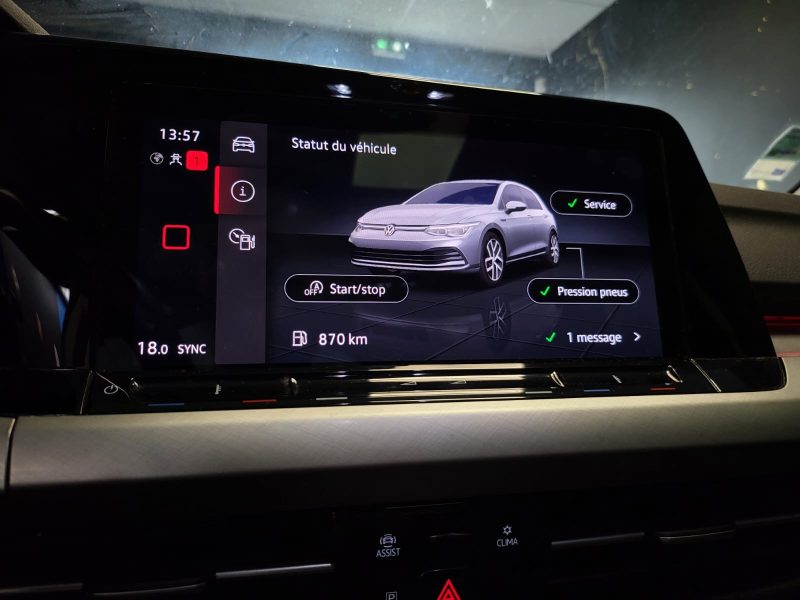 VOLKSWAGEN GOLF VIII 2.0 TDI 115cv FIRST EDITION CARPLAY/ TOIT OUVRANT / ECLAIRAGE D\'AMBIANCE