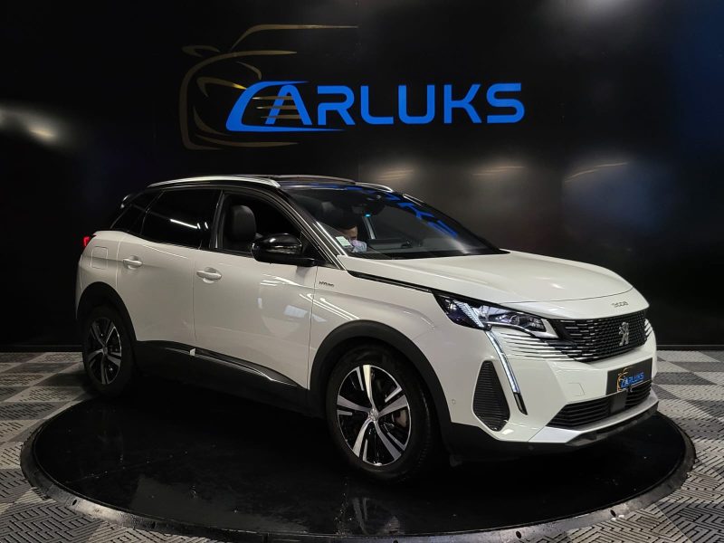 PEUGEOT 3008 1.6 THP Hybrid EAT8 224cv GT LINE / SUIVI PEUGEOT / TOIT OUVRANT / CUIR CHAUFFANT ET MA