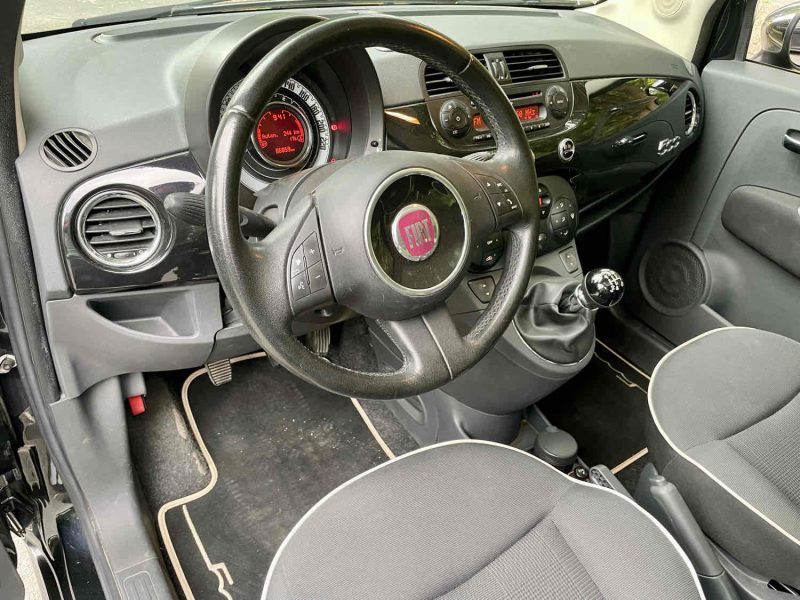 FIAT 500 1.2 69cv LOUNGE + TOIT PANO + DISTRI OK