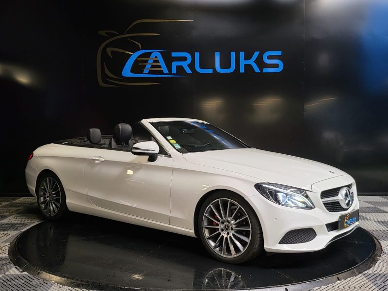 MERCEDES CLASSE C CABRIOLET 220 D 4 MATIC 9G-TRONIC CAMERA / SIEGES ELECTRIQUES/ RADARS 