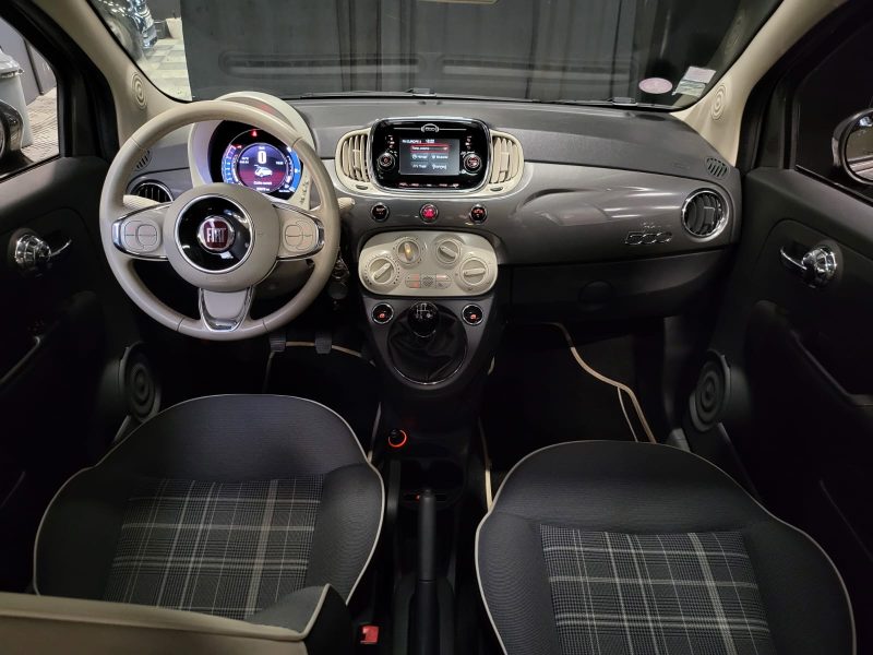 FIAT 500 0.9 8V 85 TWIN AIR LOUNGE / TOIT PANORAMIQUE / PACK CHROME / VIRTUAL COCKPIT  