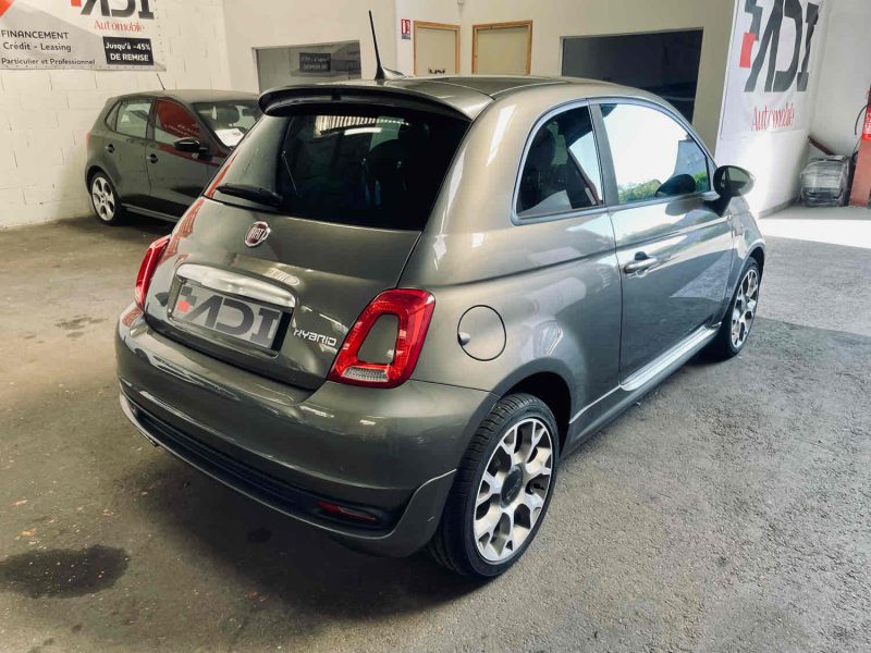 138€€/mois Fiat 500 Sport Hybrid 70ch