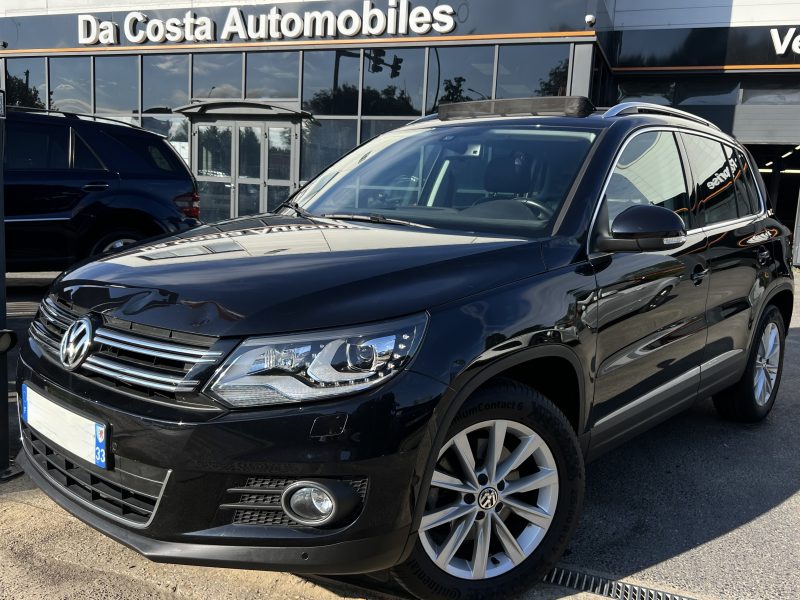 VOLKSWAGEN TIGUAN PHASE 2 CARAT 1.4 TSI 160 BOITE AUTO TOIT OUVRANT CUIR CRIT AIR 1 - GARANTIE 1 AN