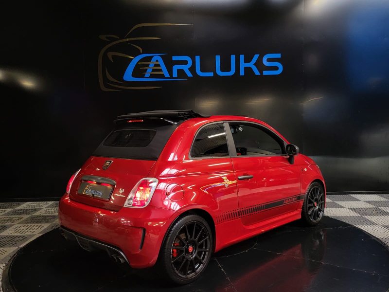 ABARTH 595 1.4 T- JET COMPETIZIONE 180 cv /1ER MAIN+CABRIOLET+SIEGES BAQUET+SUIVIE NEUBAUER/