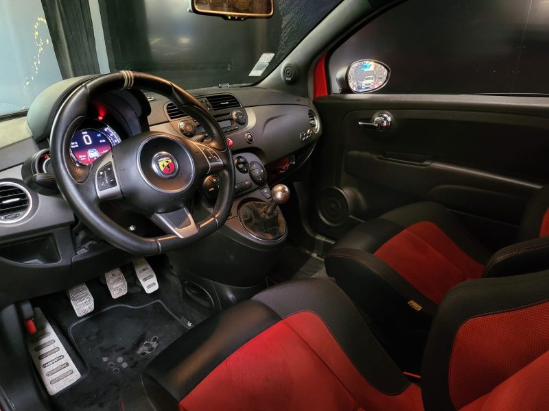 ABARTH 595 1.4 T- JET COMPETIZIONE 180 cv /1ER MAIN+CABRIOLET+SIEGES BAQUET+SUIVIE NEUBAUER/