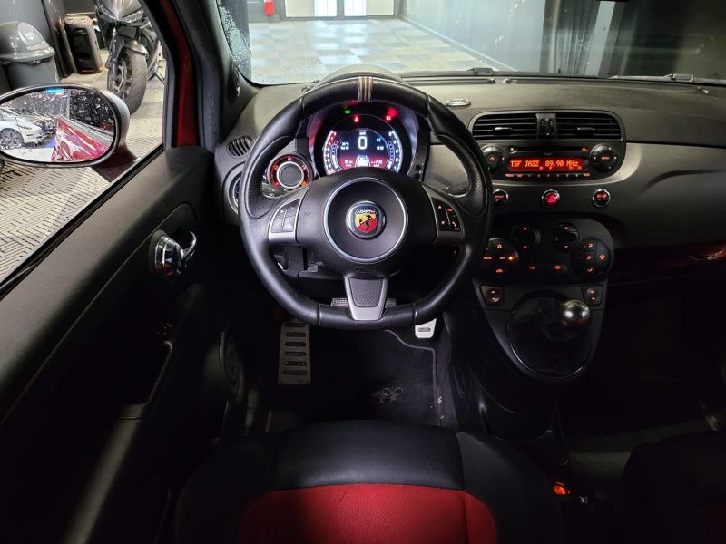 ABARTH 595 1.4 T- JET COMPETIZIONE 180 cv /1ER MAIN+CABRIOLET+SIEGES BAQUET+SUIVIE NEUBAUER/