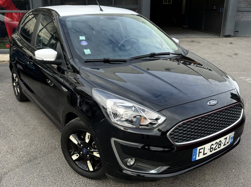 FORD KA+ PHASE 2 BLACK EDITION 1.2 TI-VCT 85 Cv 5 PORTES CLIM BLUETOOTH CRIT AIR 1 - GARANTIE 1 AN