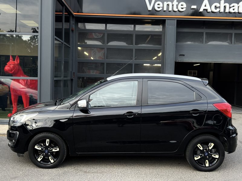 FORD KA+ PHASE 2 BLACK EDITION 1.2 TI-VCT 85 Cv 5 PORTES CLIM BLUETOOTH CRIT AIR 1 - GARANTIE 1 AN