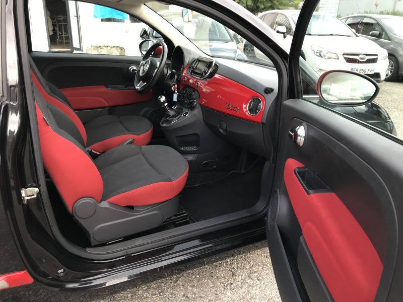 FIAT 500 III ph3 - 1.2 mpi 69cv S&S ROSSO AMORE EDIZIONE - GARANTIE 6 MOIS