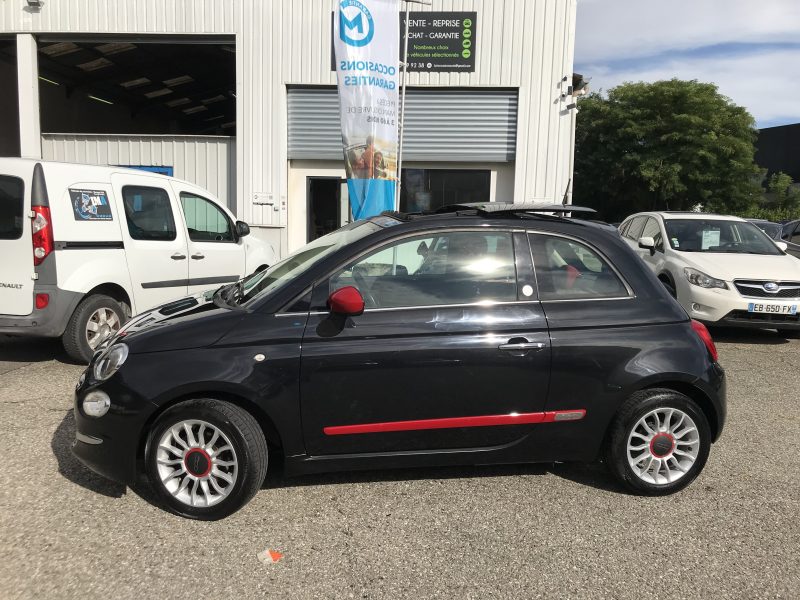 FIAT 500 III ph3 - 1.2 mpi 69cv S&S ROSSO AMORE EDIZIONE - GARANTIE 6 MOIS