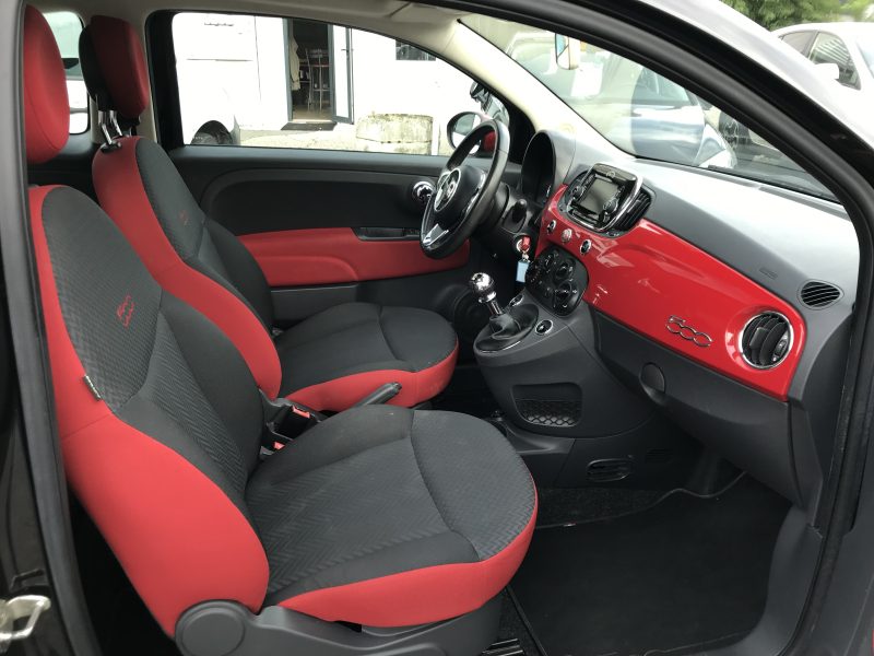 FIAT 500 III ph3 - 1.2 mpi 69cv S&S ROSSO AMORE EDIZIONE - GARANTIE 6 MOIS