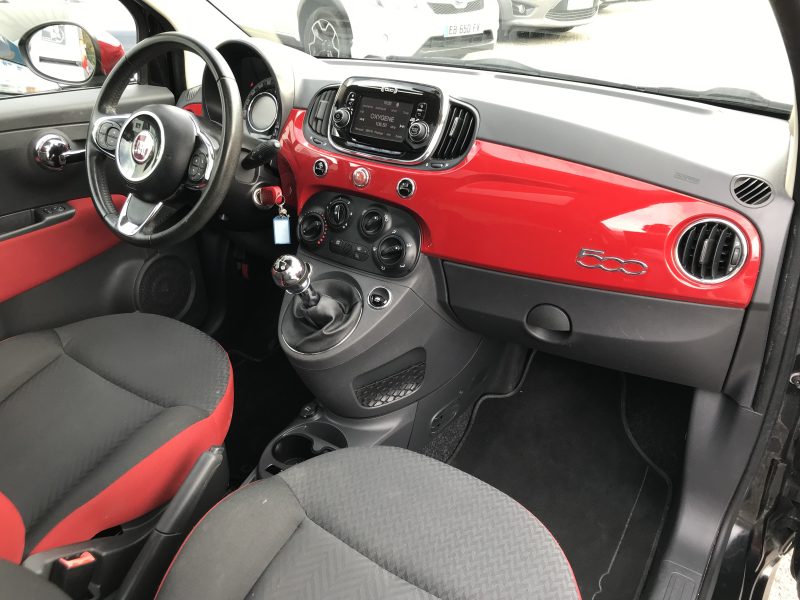 FIAT 500 III ph3 - 1.2 mpi 69cv S&S ROSSO AMORE EDIZIONE - GARANTIE 6 MOIS