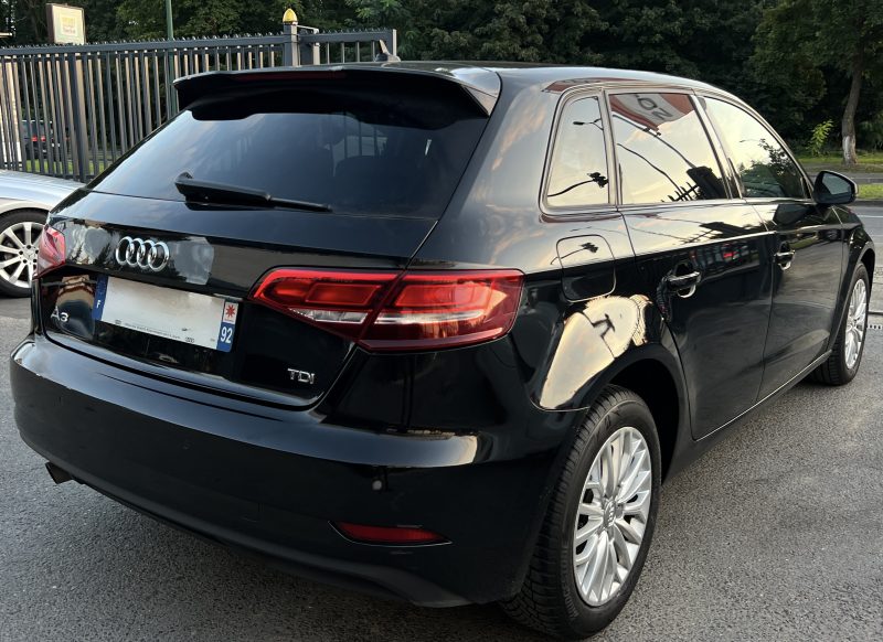 AUDI A3 III PHASE 2 SPORTBACK 1.6 TDI 115 Cv S-TRONIC 7 / CUIR GPS KEYLESS LEDS - GARANTIE 1 AN