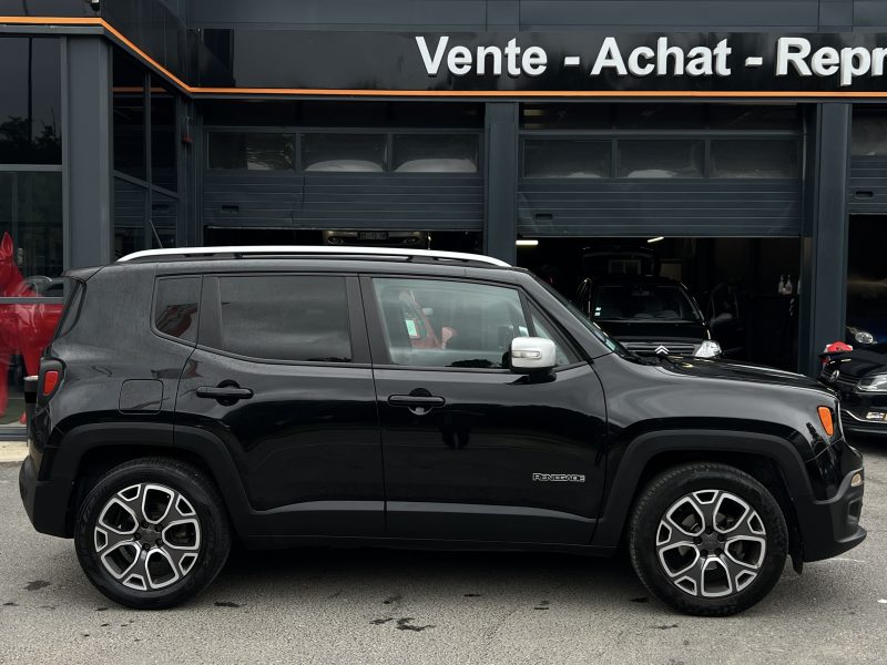 JEEP RENEGADE LIMITED 1.4 MULTIAIR 140 Cv S&S ECRAN TACTILE / CUIR CAMERA CRIT AIR 1 - GARANTIE 1 AN