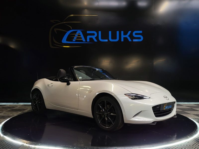 MAZDA MX-5 IV 2.0 160cv SKYACTIV-G ROADSTER BVM6 / CLIM / BLANC NACREE / CUIR CHAUFFANT