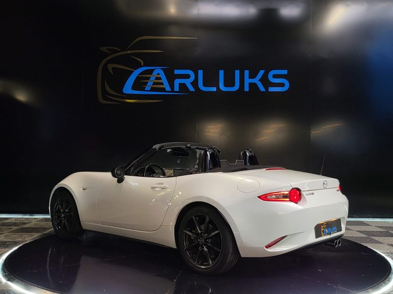 MAZDA MX-5 IV 2.0 160cv SKYACTIV-G ROADSTER BVM6 / CLIM / BLANC NACREE / CUIR CHAUFFANT