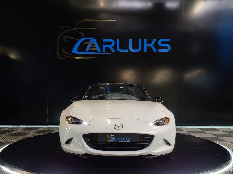 MAZDA MX-5 IV 2.0 160cv SKYACTIV-G ROADSTER BVM6 / CLIM / BLANC NACREE / CUIR CHAUFFANT