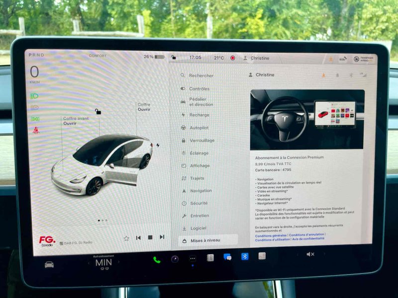 TESLA MODEL 3 DUAL MOTOR  GRANDE AUTONOMIE TRANSMISSION INTEGRAL PACL PERFORMANCE 