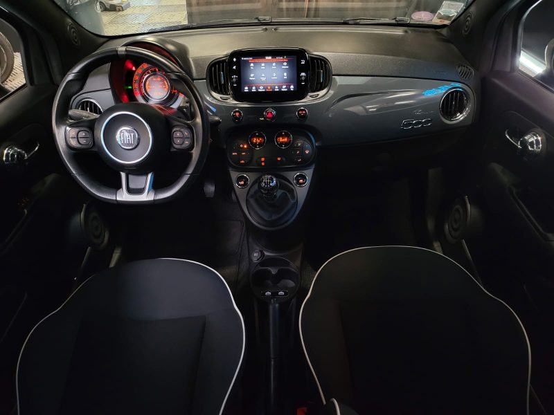 FIAT 500 1.0 70cv HYBRID BSG SPORT SUIVI FIAT / RADAR AR / CARPLAY 