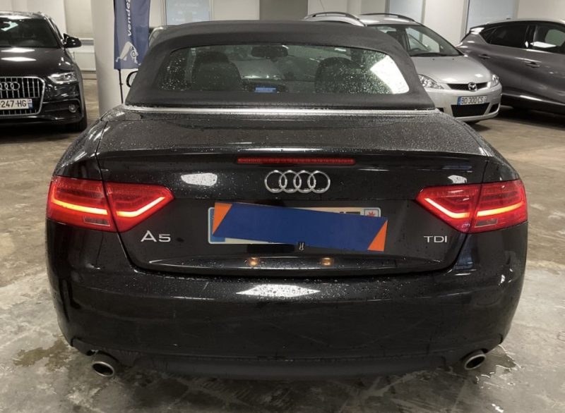 AUDI A5 PHASE 2 CABRIOLET LUXE 3.0 V6 TDI 204 Cv BOITE AUTO CUIR GPS 75 300 Kms - GARANTIE 1 AN