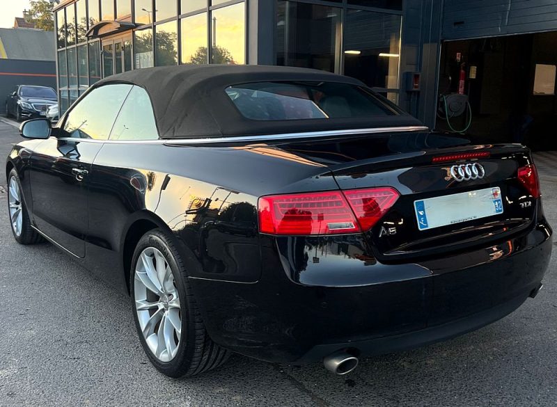 AUDI A5 PHASE 2 CABRIOLET LUXE 3.0 V6 TDI 204 Cv BOITE AUTO CUIR GPS 75 300 Kms - GARANTIE 1 AN