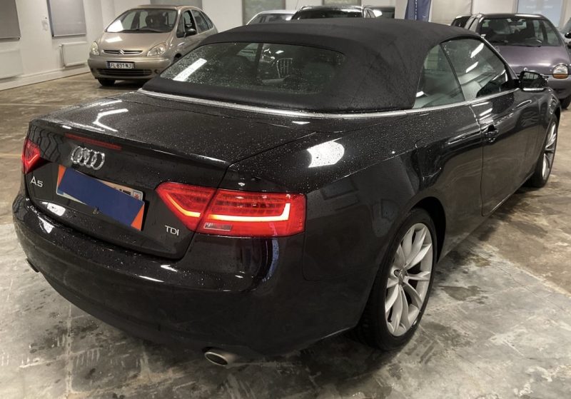 AUDI A5 PHASE 2 CABRIOLET LUXE 3.0 V6 TDI 204 Cv BOITE AUTO CUIR GPS 75 300 Kms - GARANTIE 1 AN