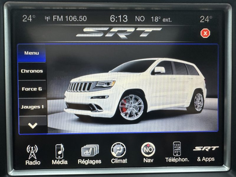 Jeep Grand Cherokee 2016 IV 6.4 V8 468 HEMI SRT BVA8*PANO*CAMERA*H/K*ATTELAGE*