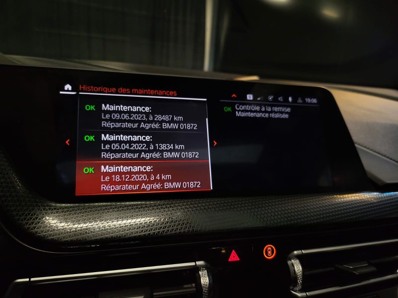 BMW SERIE 1 118d 150cv M SPORT / ENTRETIEN COMPLET BMW+SIEGES ELECTRIQUES+TOIT OUVRANT+CARPLAY+CAMER