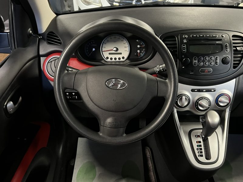 HYUNDAI i10 BOITE AUTOMATIQUE 1.1 67 Cv 5 PORTES CLIMATISATION BLUETOOTH - GARANTIE 1 AN