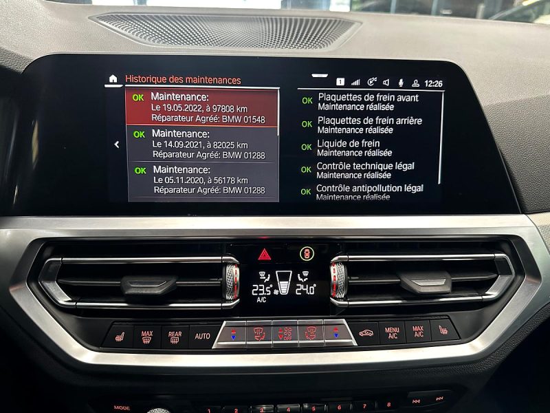 BMW Série 3 G20 320D 190 Pack M SPORT BVA 8*COCKPIT*CARPLAY