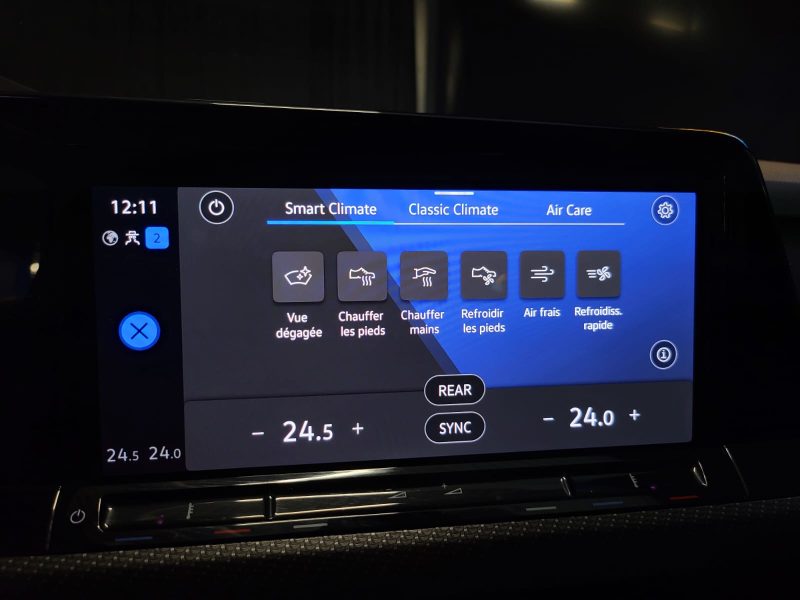 VOLKSWAGEN GOLF 1.5 eTSI 150cv R-LINE / CARPLAY SANS FIL+CAMERA DE RECUL+VIRTUAL COCKPIT+LUMIERE D'A