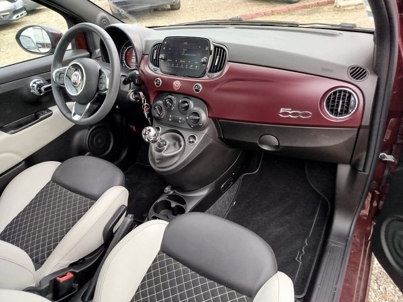 FIAT 500 1,2 I 70 CV STAR JANVIER 2020