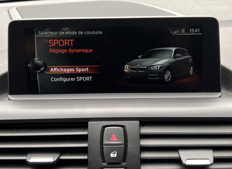 BMW SERIE 1 F21 PHASE 2 M140i 3.0 6 CYLINDRES 340 STAGE 1 MHD / BVA8 APPLE CARPLAY - GARANTIE 1 AN