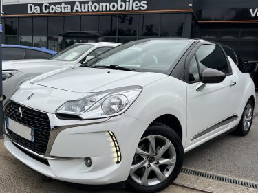 DS DS 3 SO CHIC 1.2 82 Cv ECRAN TACTILE / REGULATEUR LIMITEUR BLUETOOTH CRIT AIR 1 - GARANTIE 1 AN