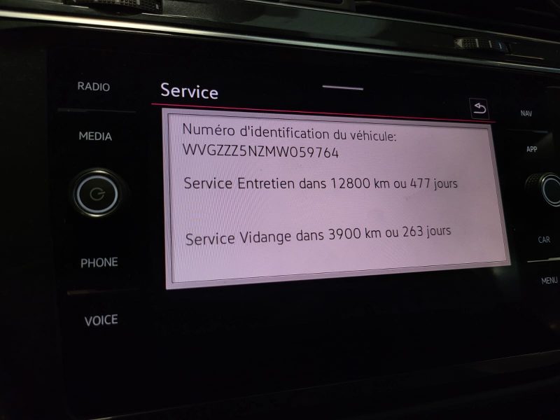 VOLKSWAGEN TIGUAN 2.0 TDI BVA7 150ch ENTRETIEN COMPLET VOLKSWAGEN / CAMERA DE RECUL / CARPLAY / VIRT