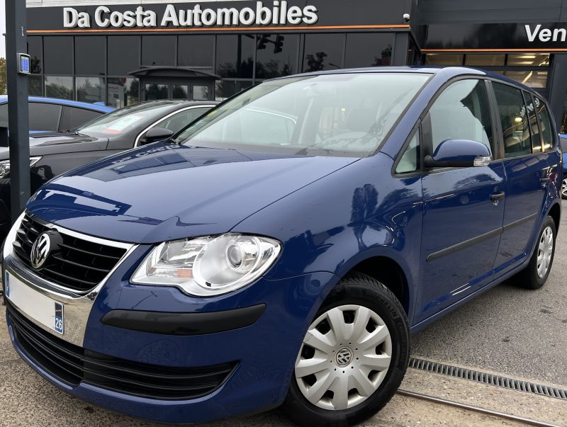 VOLKSWAGEN TOURAN PHASE 2 II 1.6 102 Cv 64 400 Kms ATTELAGE CLIMATISATION REGULATEUR - GARANTIE 1 AN